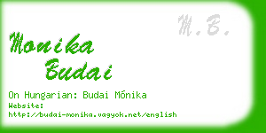 monika budai business card